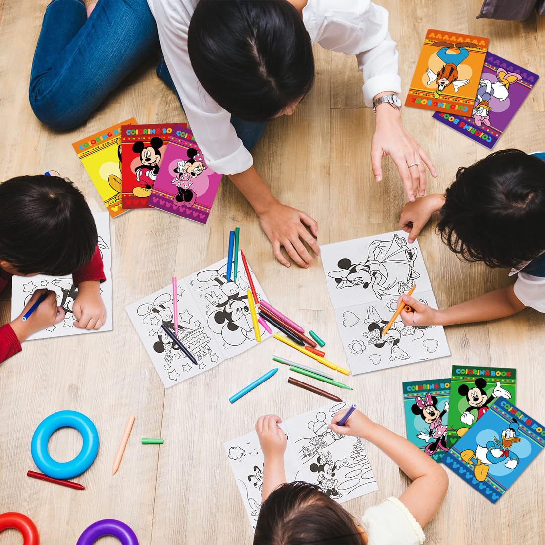 Bigirl Mickey party activity pages brighten any Minnie or Mickey themed party.