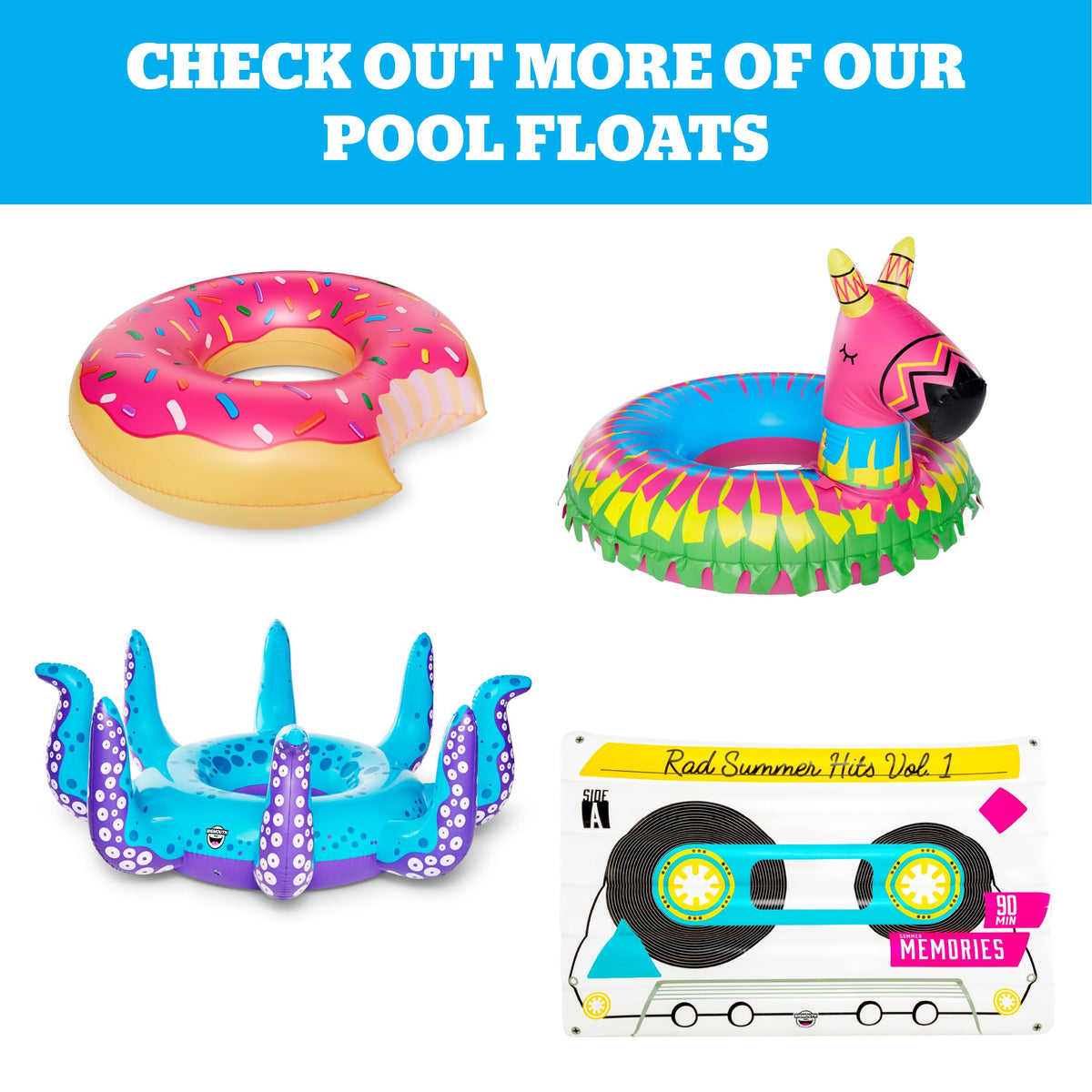 BigMouth Inc pink flamingo pool floatie adds color to backyard parties.