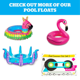 BigMouth Inc donut float party setup in pool for group play