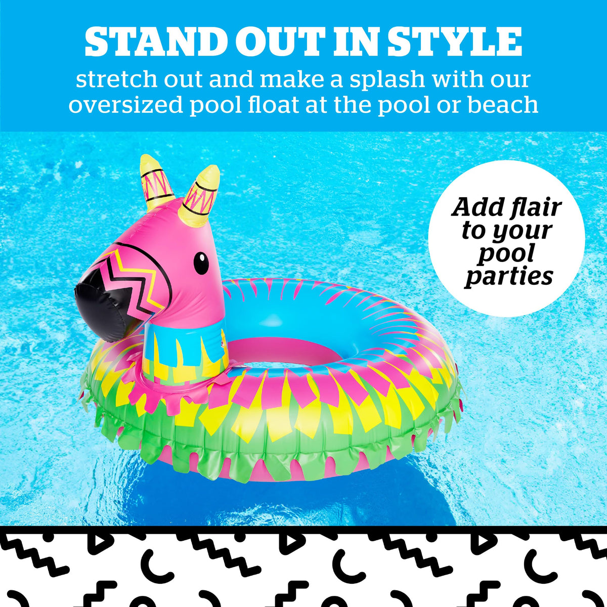 BigMouth Inc durable inflatable pool float ideal for lounging.
