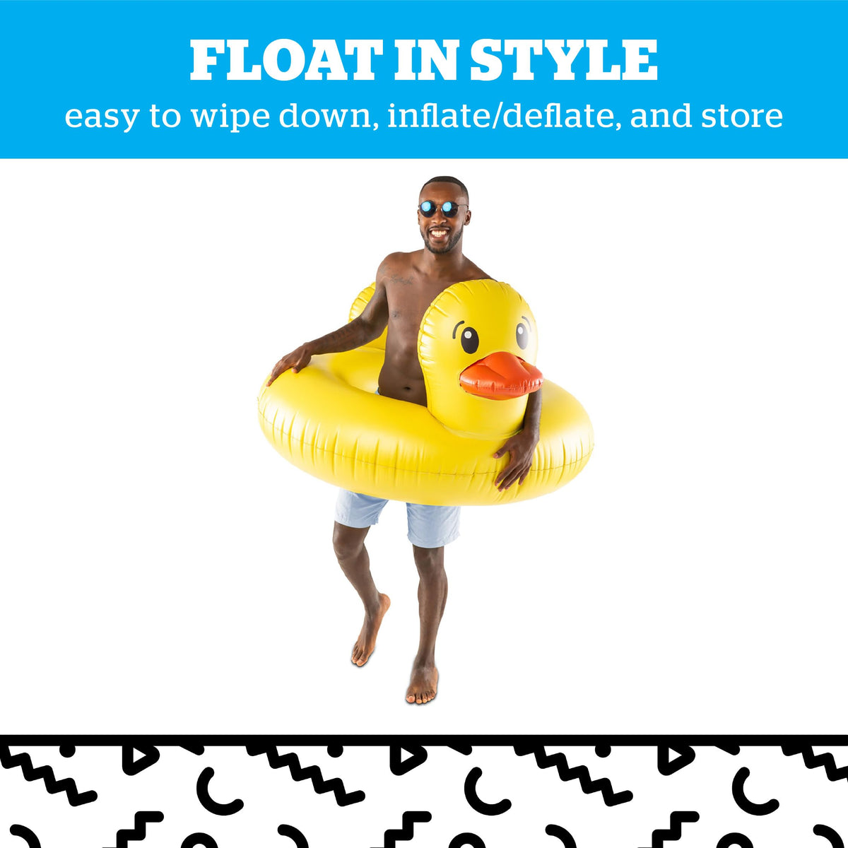 BigMouth Inc easy inflate deflate feature for quick setup and storage.