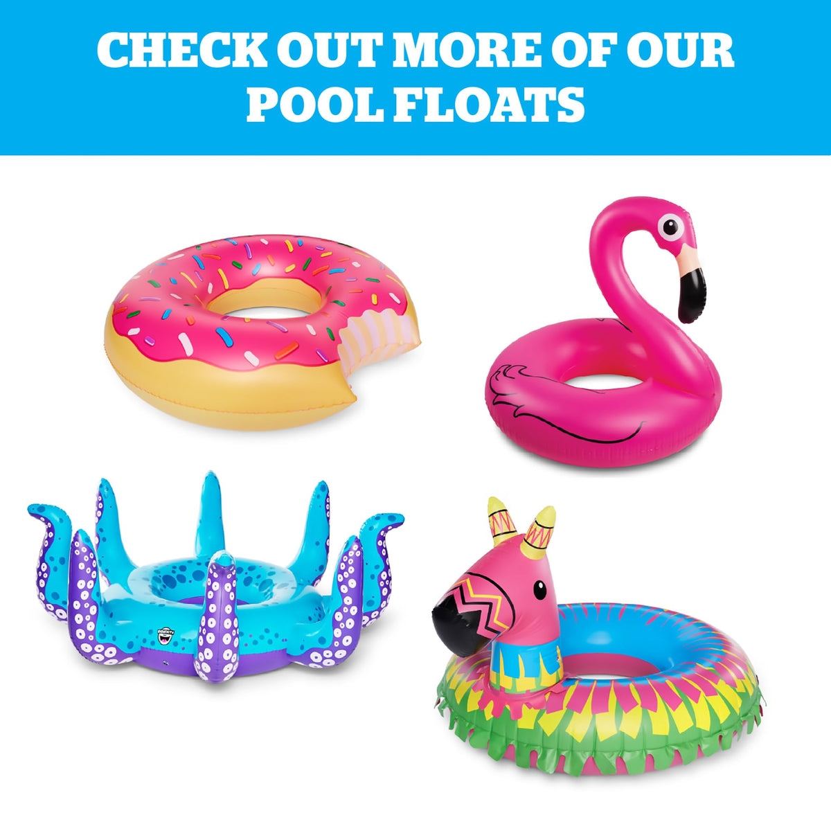 BigMouth Inc giant cassette tape pool float party scene features friends and bold retro decor.