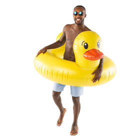 BigMouth Inc giant duck pool float, oversized design for pool parties and sunny days.