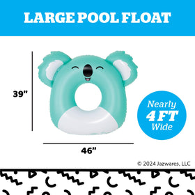 BigMouth Inc large pool float showcases Kevin Koala to accommodate adults and kids.