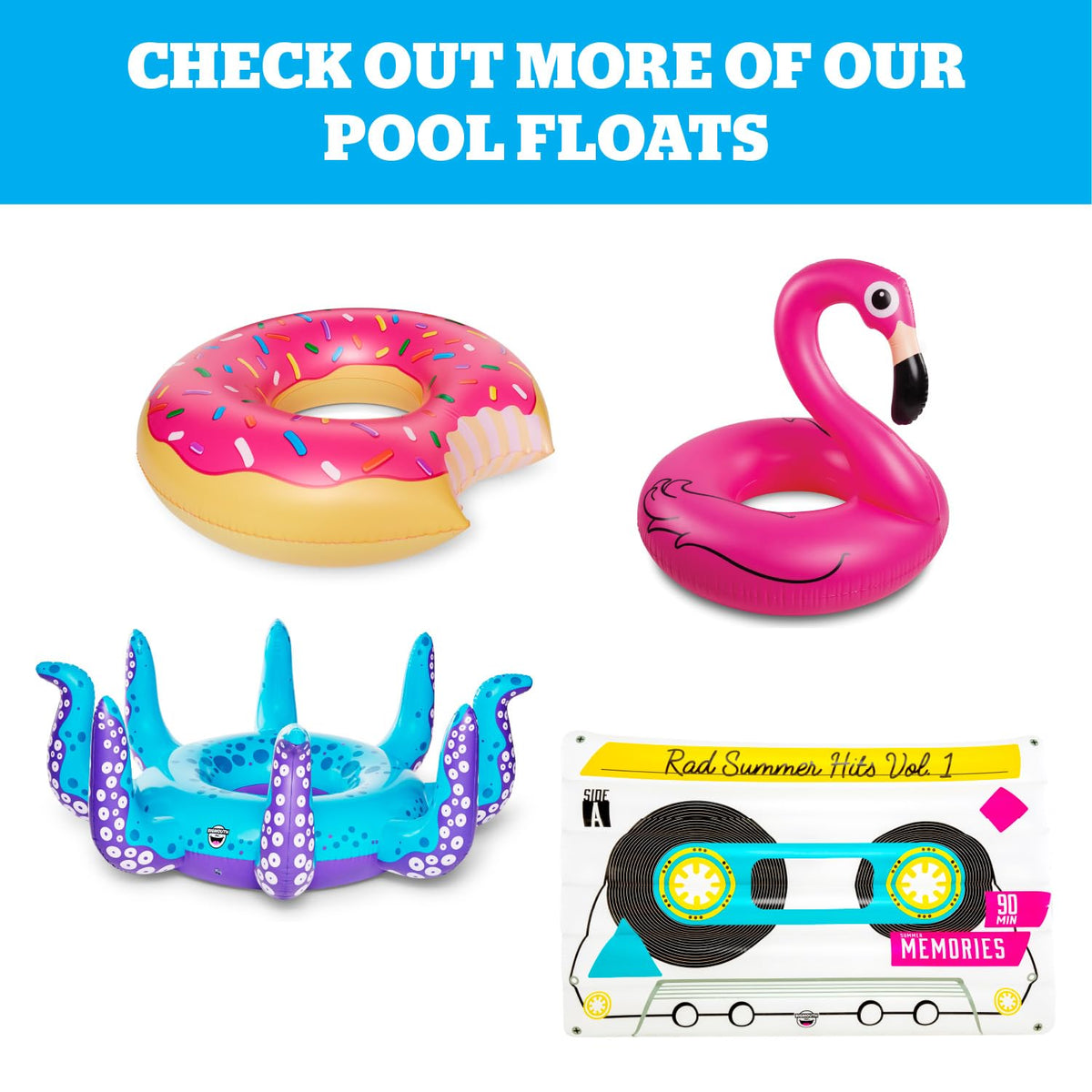 BigMouth Inc party-ready float boosts pool days and gatherings