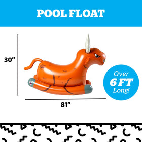 BigMouth Inc durable puncture-resistant vinyl for long-lasting pool fun