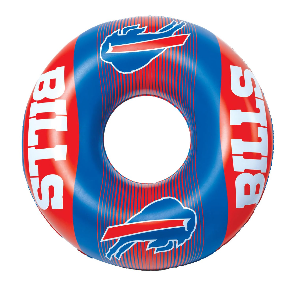 BigMouth Buffalo Bills logo on 36-inch pool ring for poolside fun.