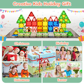 BigShu magnetic tiles gift packaging – ready-to-gift set ideal for birthdays and holidays