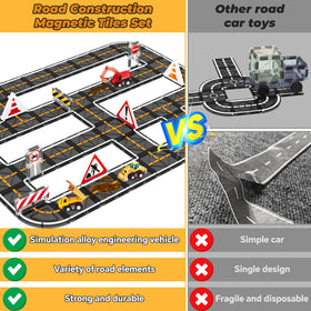 BigShu road tiles and elements enable versatile road play.