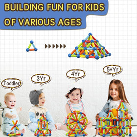 BigShu Safe ABS plastic magnets with large grips promote worry-free easy handling for little hands