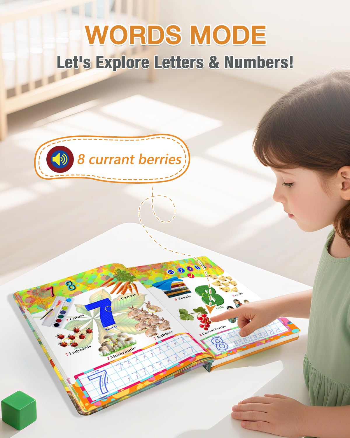 Biidi alphabet-letters pages showing letters and tracing guides for recognition practice