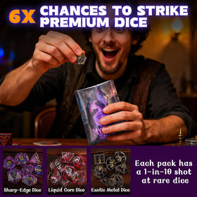 BiiSaa DND bundle with metal coins and enamel pin for collectible table loot.