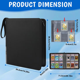 BILIPLE binder interior showing 60-card capacity for easy viewing