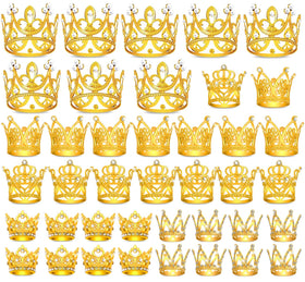 Billbotk mini crowns for flower bouquets add royal charm to arrangements.