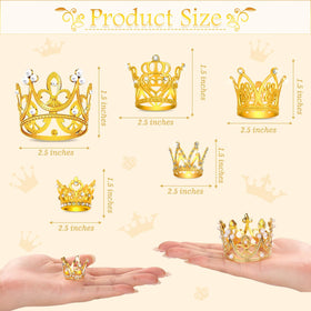Billbotk mini crowns for parties elevate birthday decor with glittery detail.