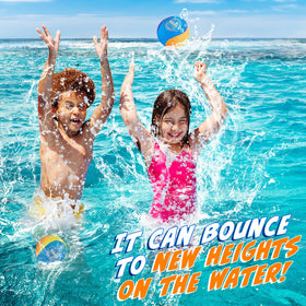 Billeeit all-ages gift set of water skipping balls for family fun