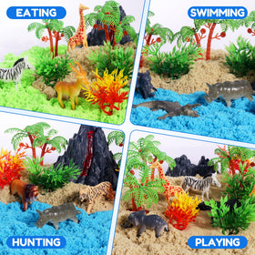 Billeeit Animal molds and tools help develop fine motor skills during scooping and placement