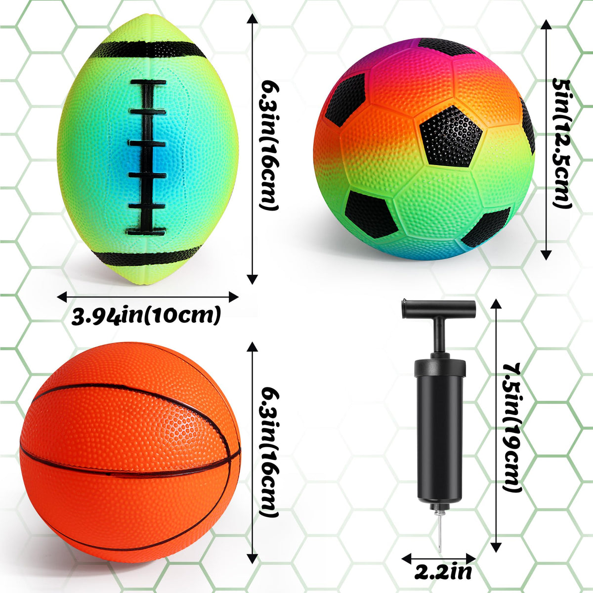 Billeeit toddler basketballs in bright colors to boost hand-eye coordination.