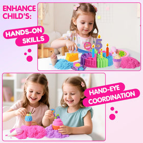 Billeeit dessert cards with accessories for storytelling play