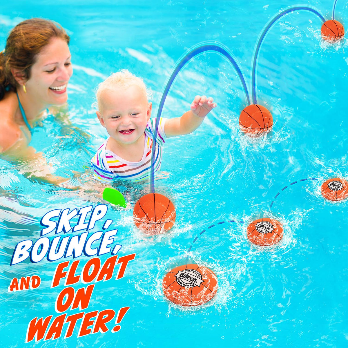Billeeit family-friendly water toy set for beach and pool.