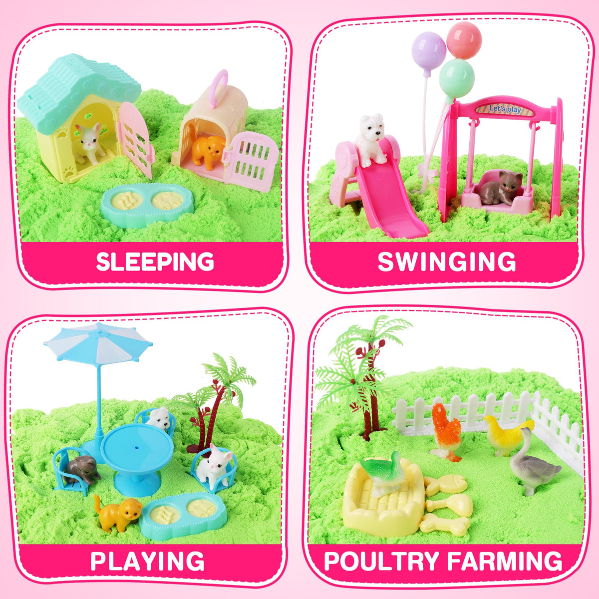 Billeeit indoor-outdoor portability with carry handle for travel play