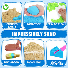 Billeeit kids sensory sculpting sparks imagination through moldable sand play