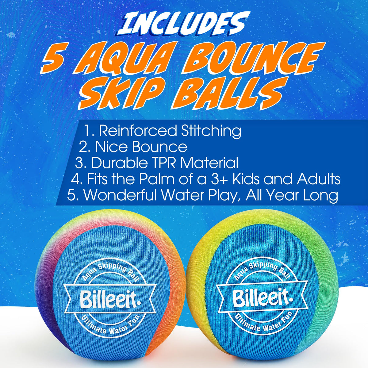 Billeeit mesh bag for portable carry and quick drying after play