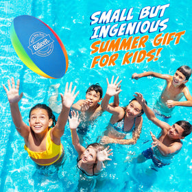 Billeeit mesh storage bag helps keep toys organized after beach days.