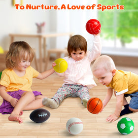 Billeeit foam baseball ball supports safe, light throwing practice for toddlers