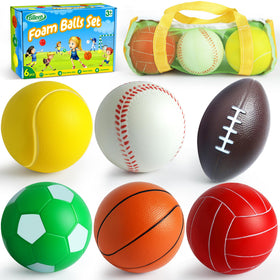 Billeeit mini foam football ball designed for safe toddler play