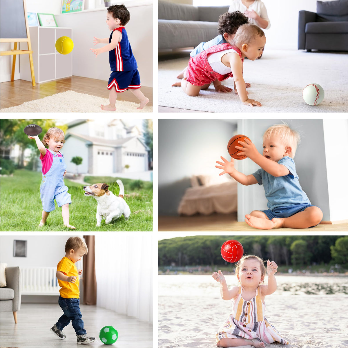 Billeeit foam tennis ball gentle and easy to grip for early learners