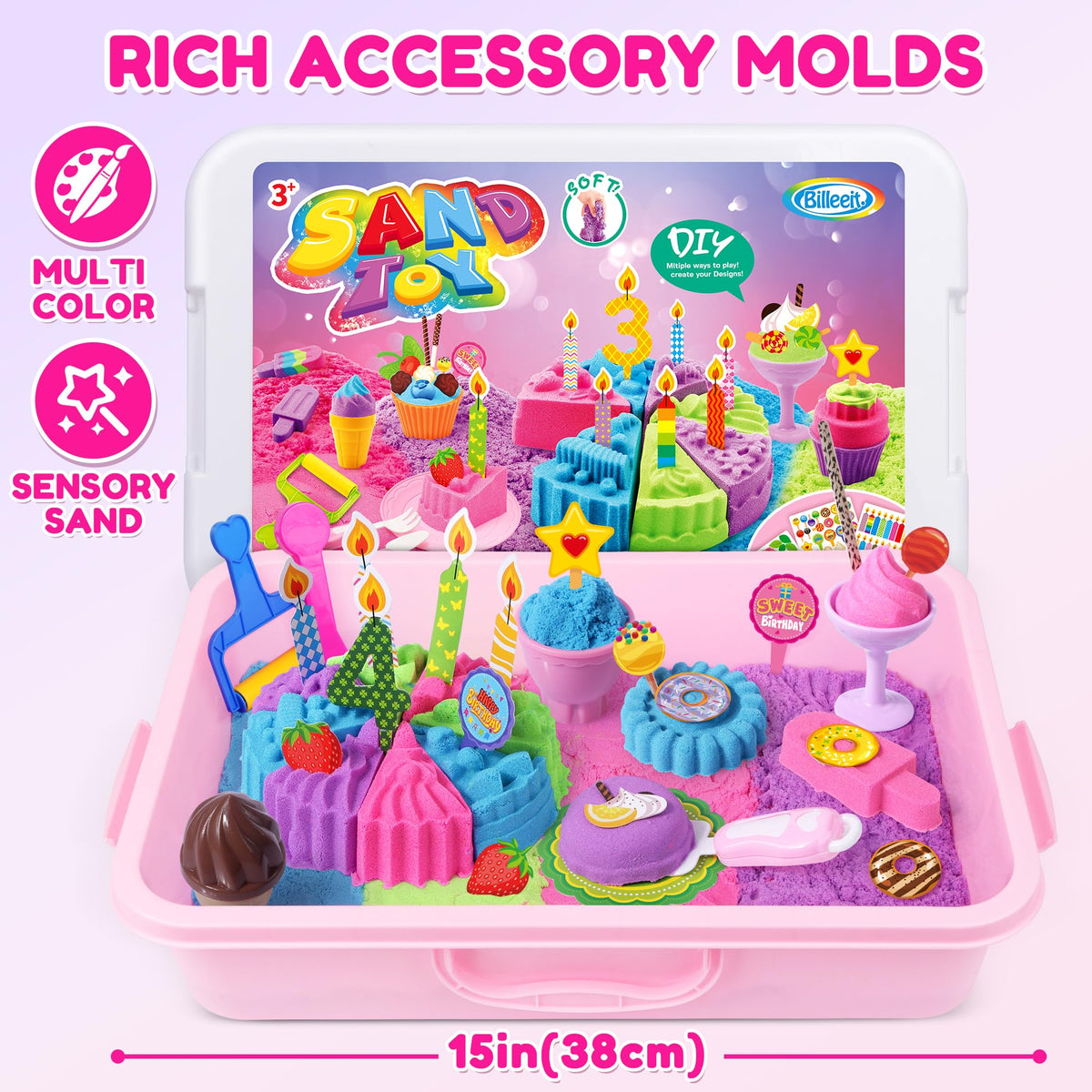 Billeeit sandbox storage lid keeping play area tidy
