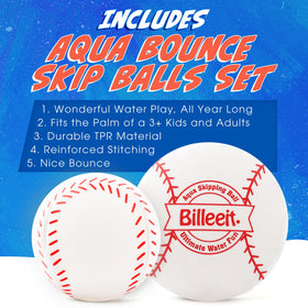 Billeeit soft TPR ball grip promotes easy catching and throwing