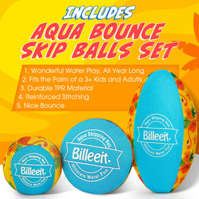 Billeeit soft TPR ball yellow offers durable, splash-friendly fun for kids and adults.