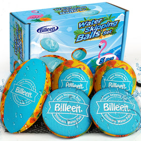 Billeeit water skip ball yellow collection for pool play and endless fun.