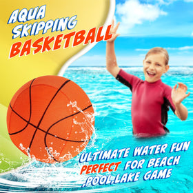Billeeit skipping ball in bright color for pool games.