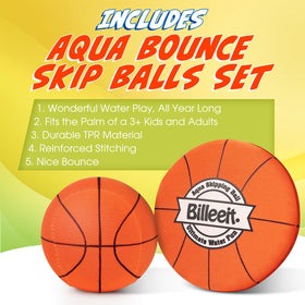 Billeeit skipping disc ideal for pool play with friends.