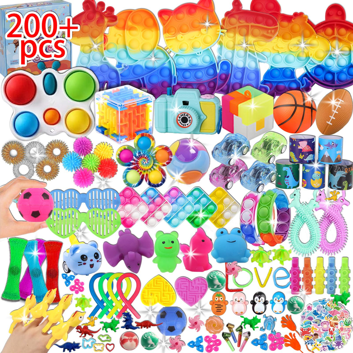 Billfull party favors set for kids with colorful bulk toys, ideal for party favor bags.