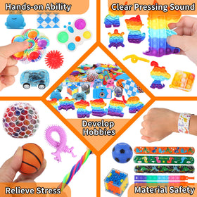 BILLFULL pop bracelets offering quick sensory engagement during activities.
