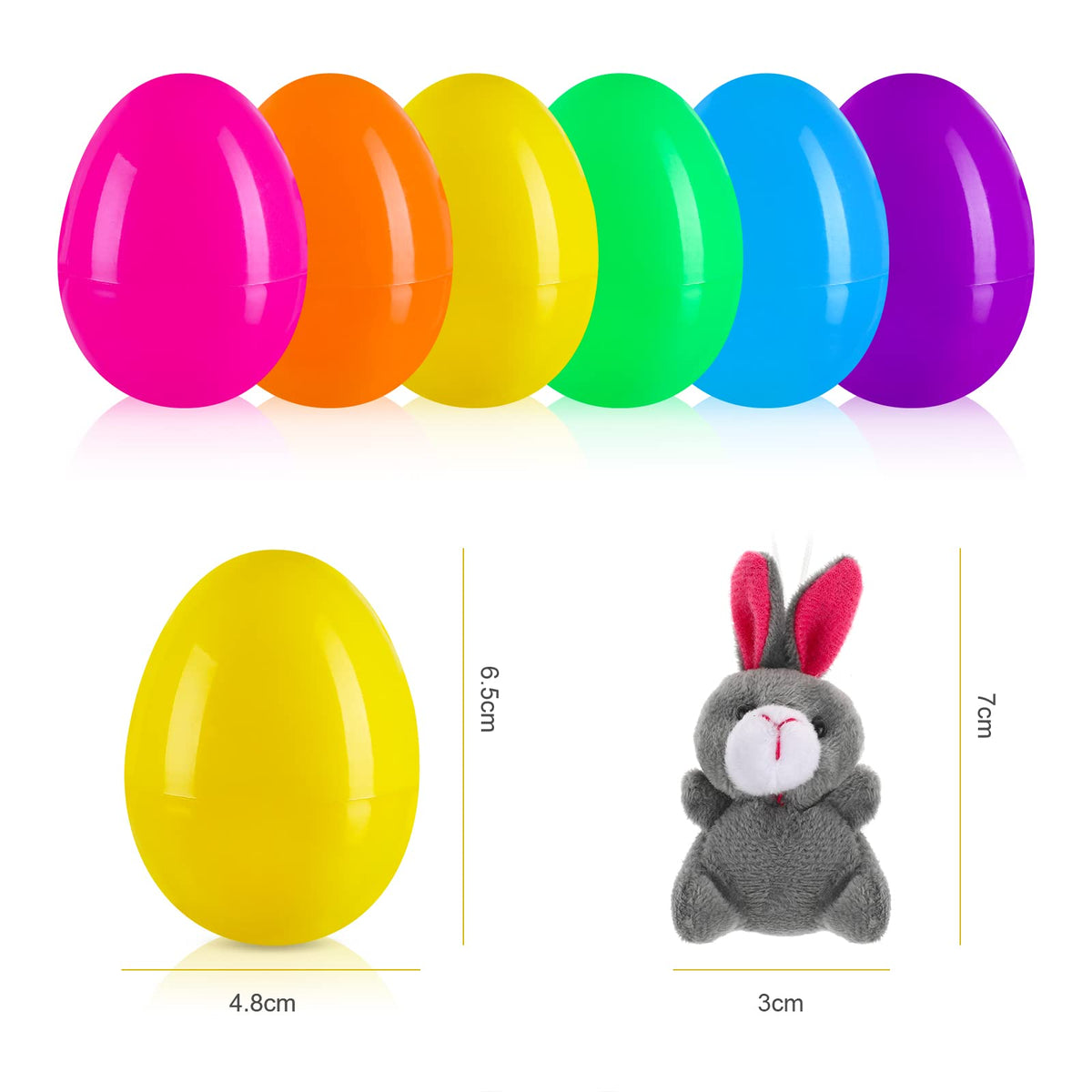 Six color options designed for party favors and gifts.