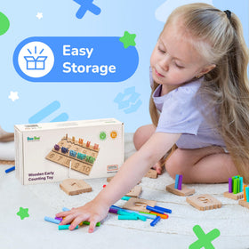 Bimi Boo 55 pegs for hands-on counting exploration