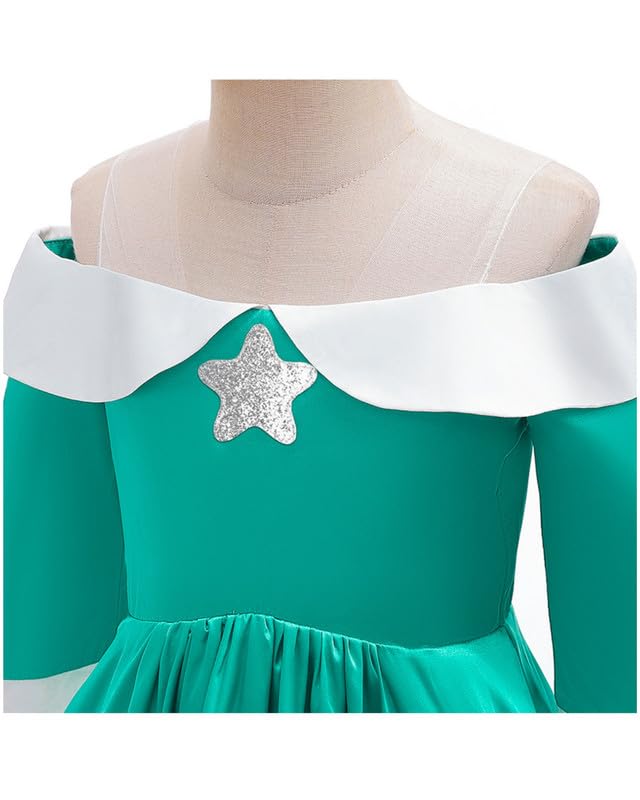 Binbo Princess Rosalian dress with hidden back zipper for easy dressing.