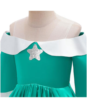 Binbo Princess Rosalian dress with hidden back zipper for easy dressing.