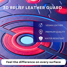Bindablu 3D relief cover back with embossed texture for durable protection.