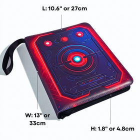 Bindablu binder features 50 double-sided sleeves to display cards clearly.