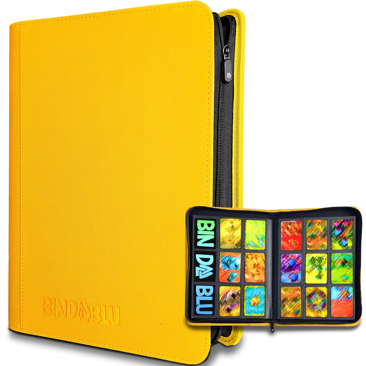 Bindablu binder front cover shows premium protection for your card collection.