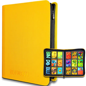 Bindablu binder front cover shows premium protection for your card collection.