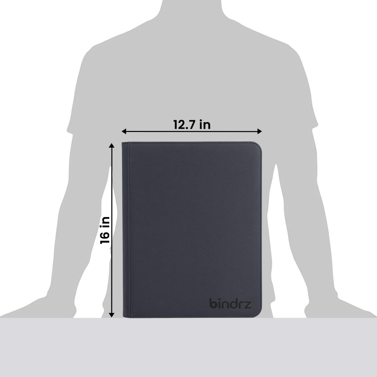 bindrz 14 double-sided pages with 9-pocket sleeves for organization