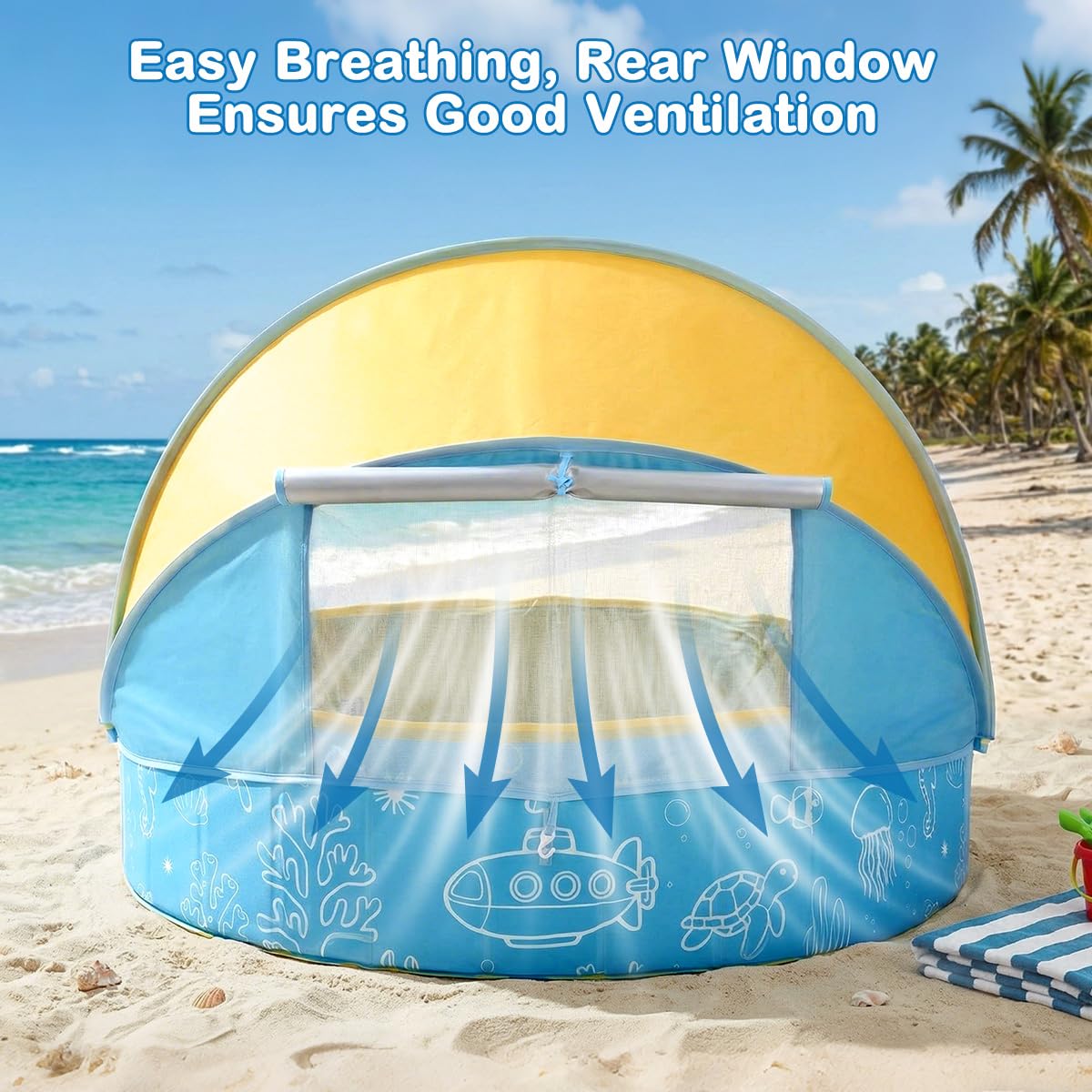 Binecer durable PVC pool board resists scratches and punctures during fun