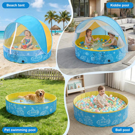 Binecer spacious 47-inch play area accommodates two kids at once